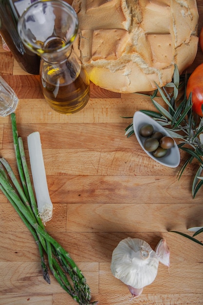 ingrediente proaspete pe masă